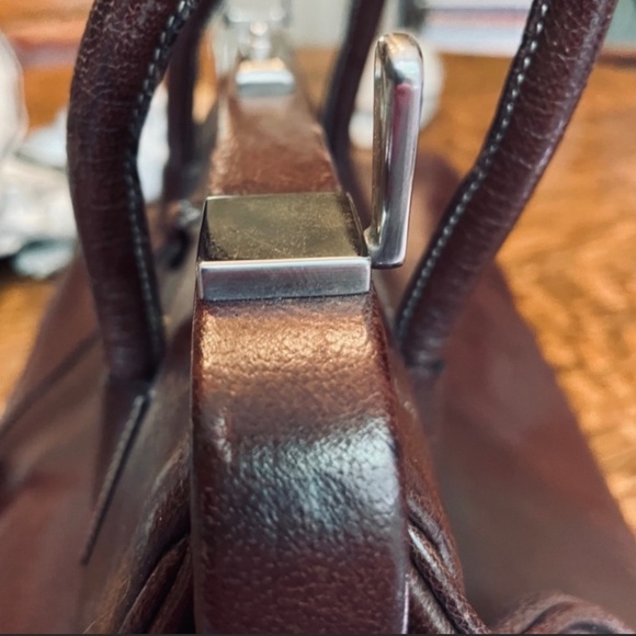 COPY**  🤎PRADA🤎 Brown Leather Doctor Satchel Bag - Picture 12 of 14